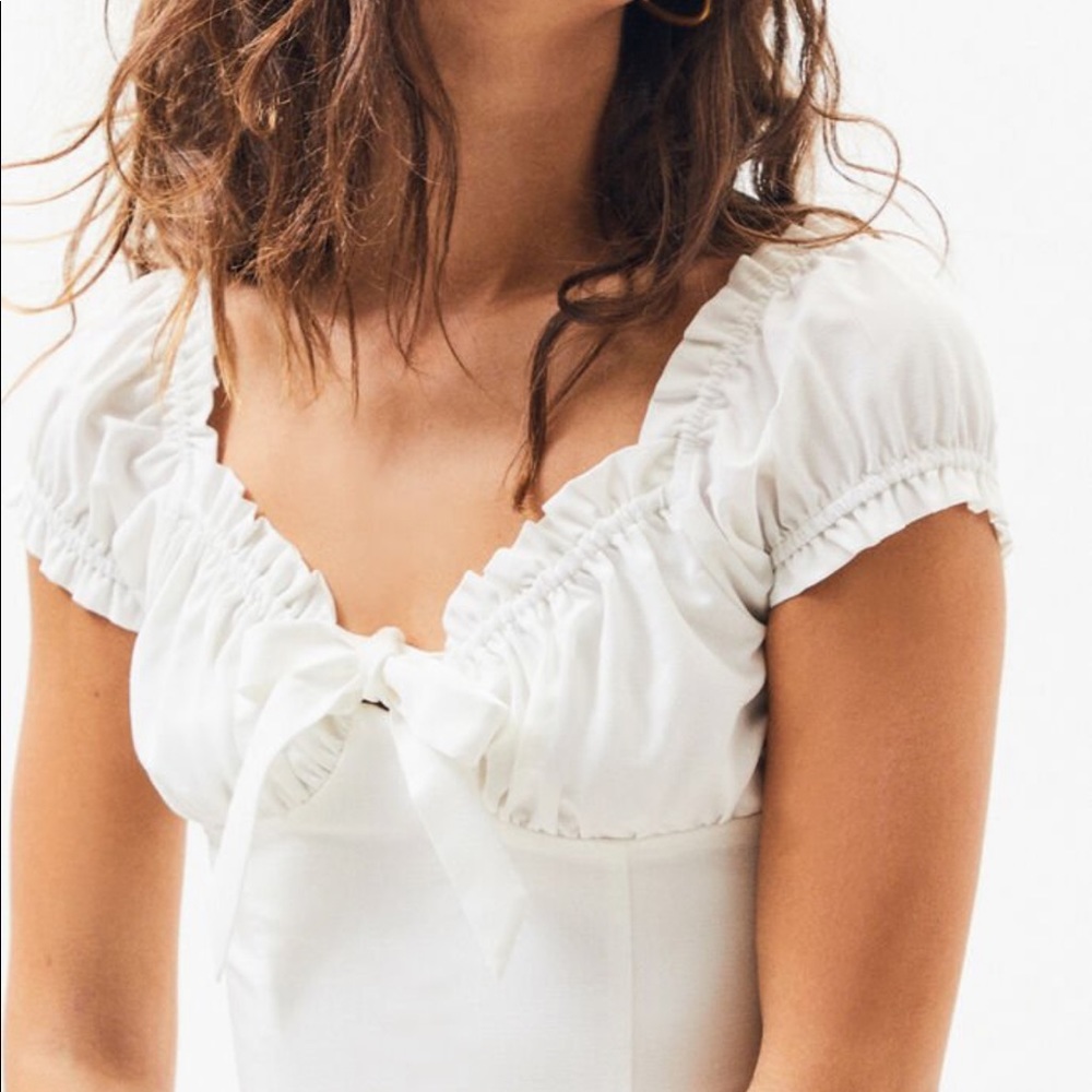 Lottie Moss Tie Front Bustier Top (from Pacsun)